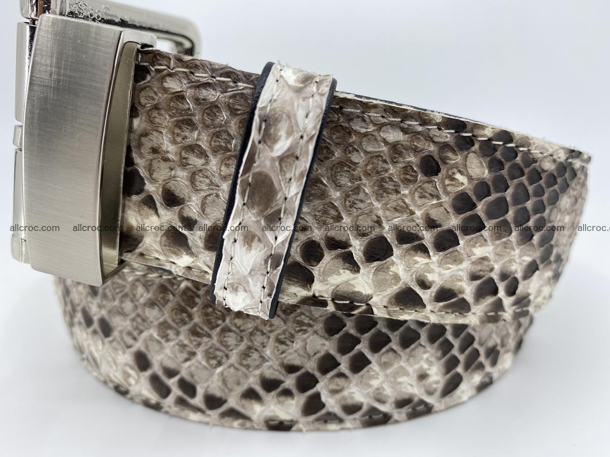 Python snake leather belt 704 Foto 1