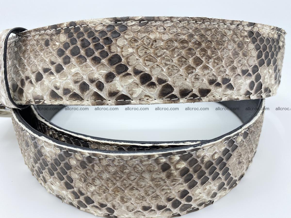 Python snake leather belt 704 Foto 2