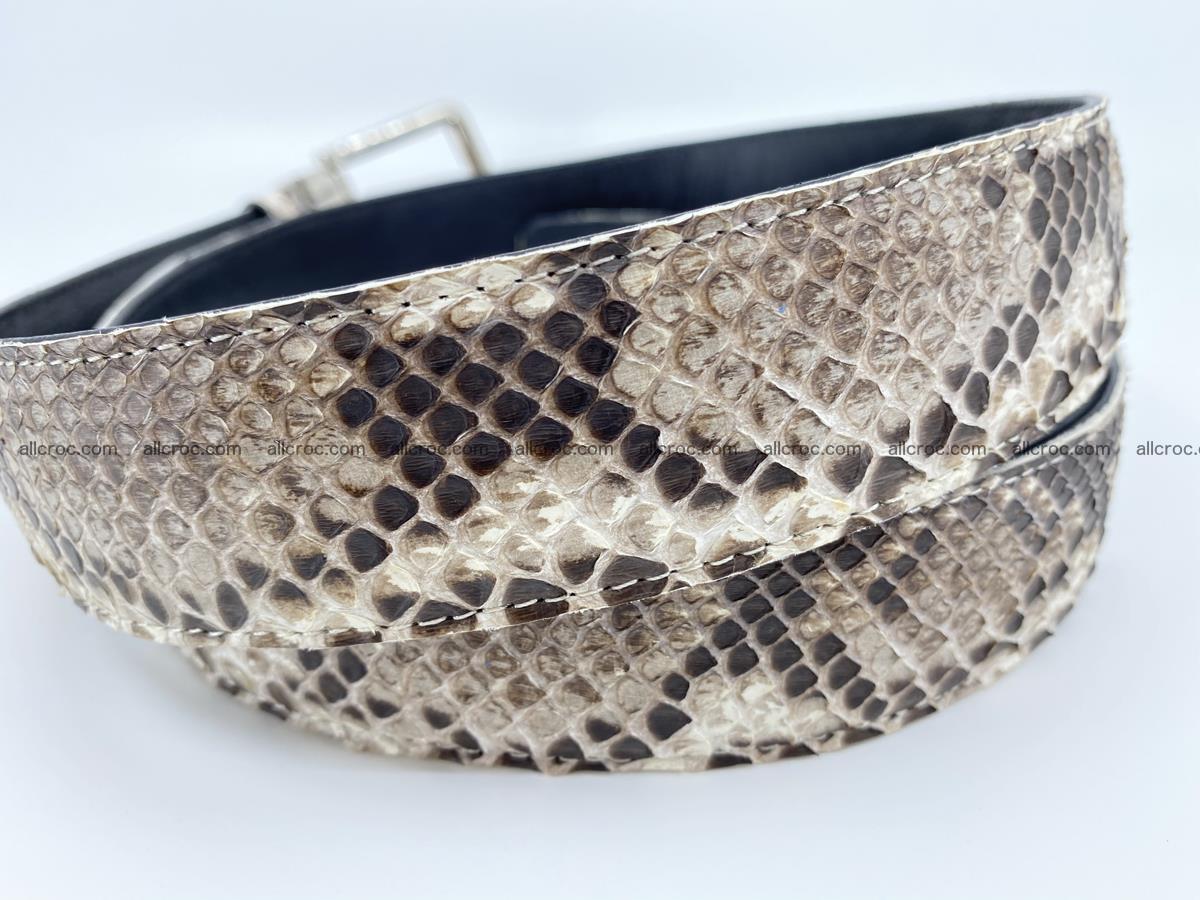 Python snake leather belt 704 Foto 3
