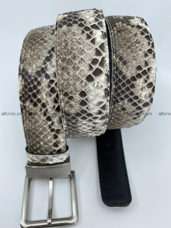 Python snake leather belt 704 Foto 4