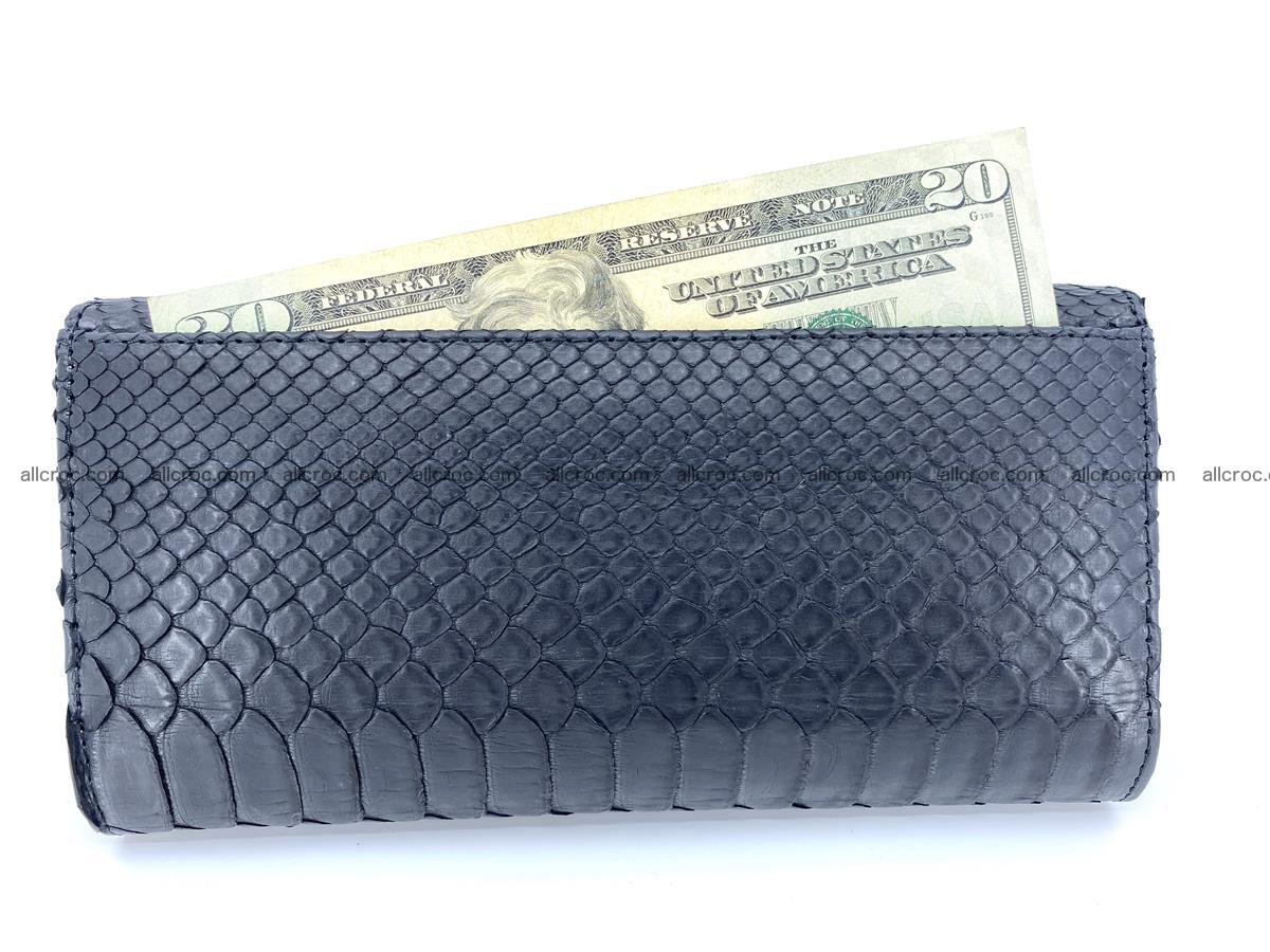 Python snakeskin long wallet 932 Foto 3