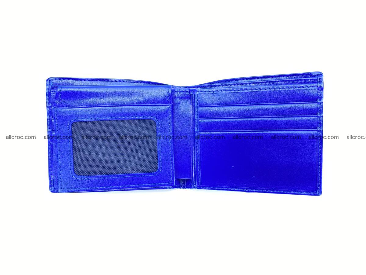 Python snakeskin billfold blue color 1605 Foto 3