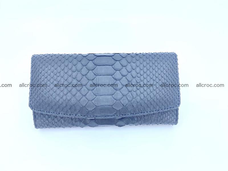 Python snakeskin long wallet 1148