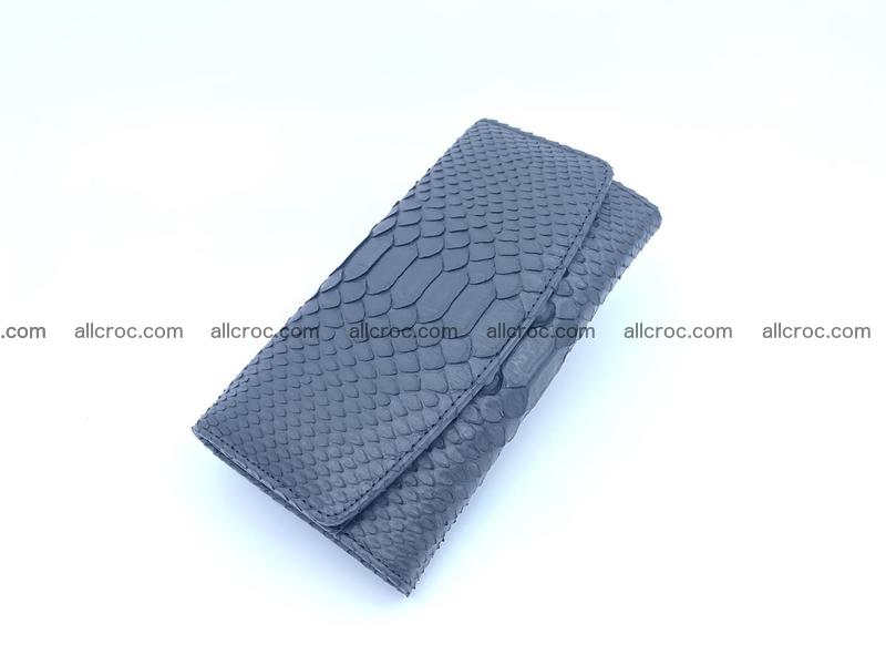 Python snakeskin long wallet 1148