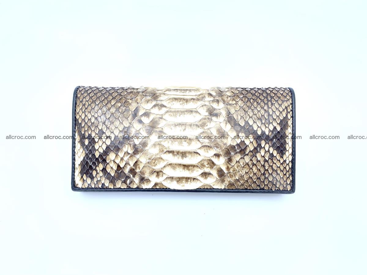 Python snakeskin long wallet 1106 Foto 1