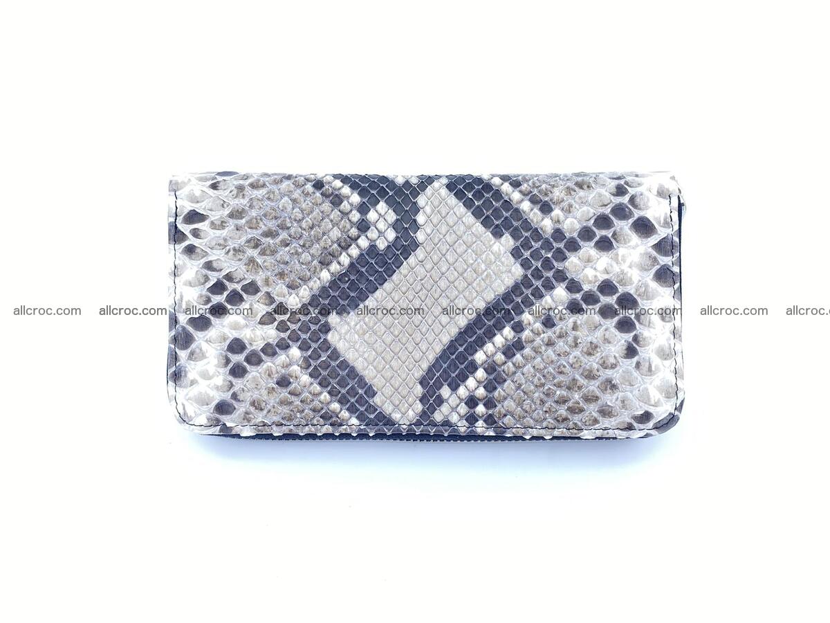Python snakeskin zip wallet 1608 Foto 0