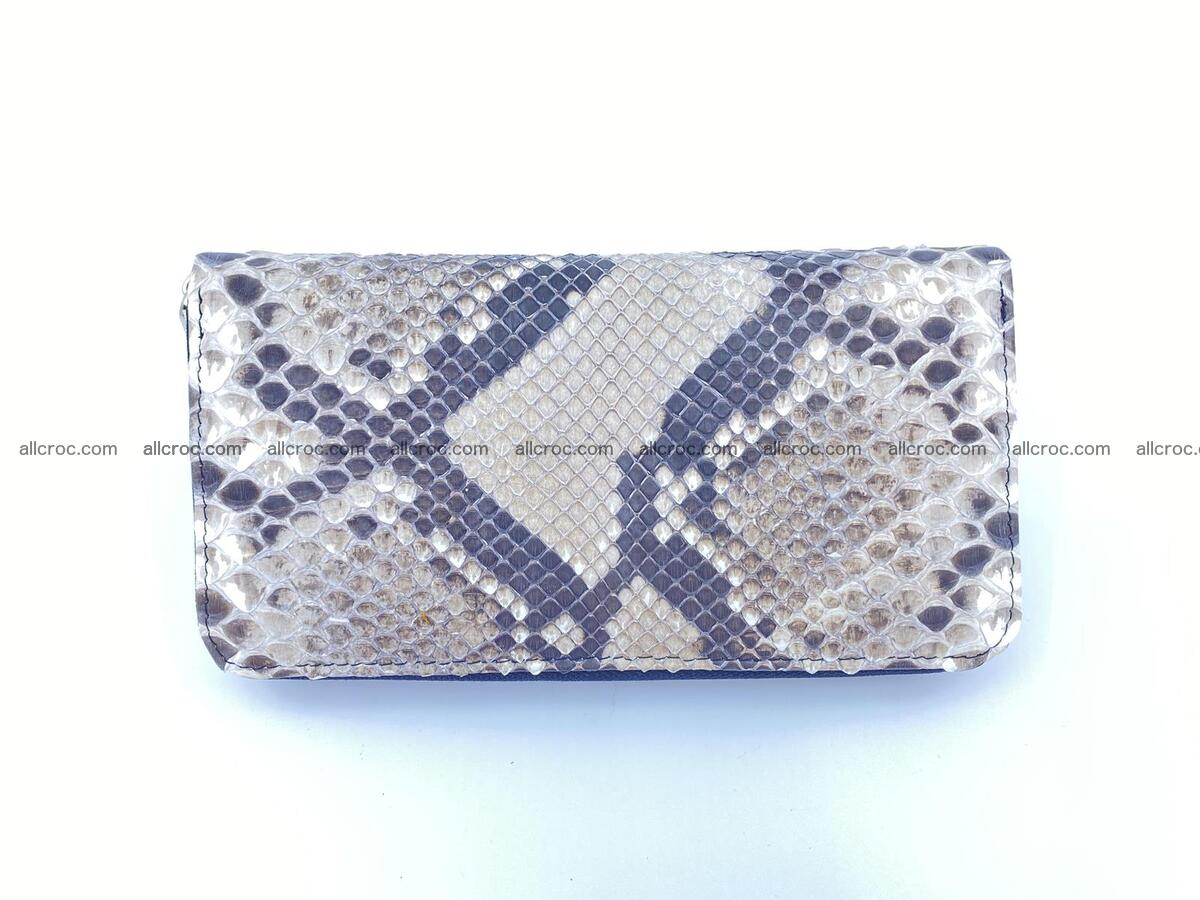 Python snakeskin zip wallet 1608 Foto 1