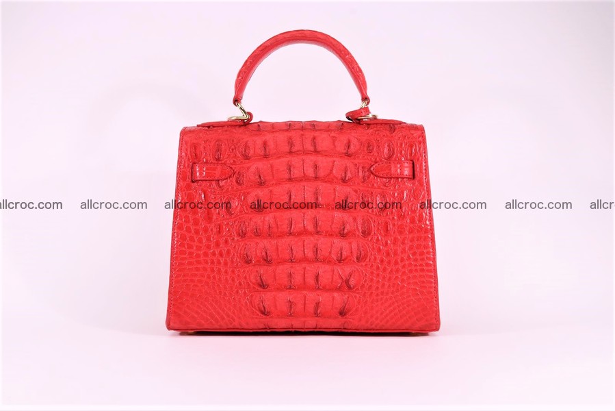 Crocodile skin handbag Kelly 1283