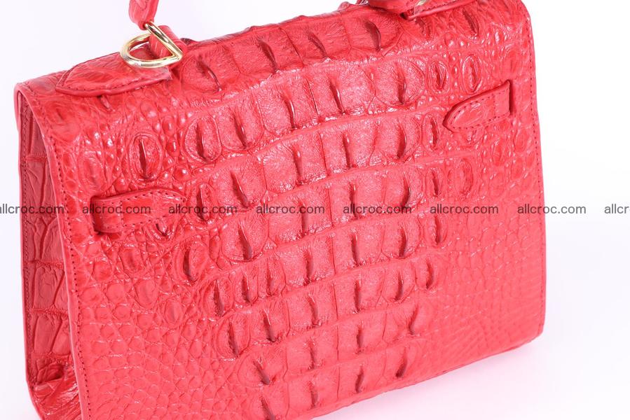 Crocodile skin handbag Kelly 1283