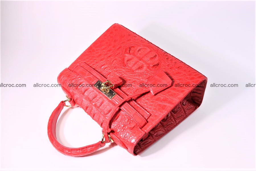 Crocodile skin handbag Kelly 1283