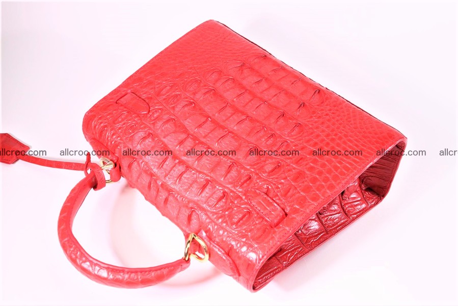 Crocodile skin handbag Kelly 1283