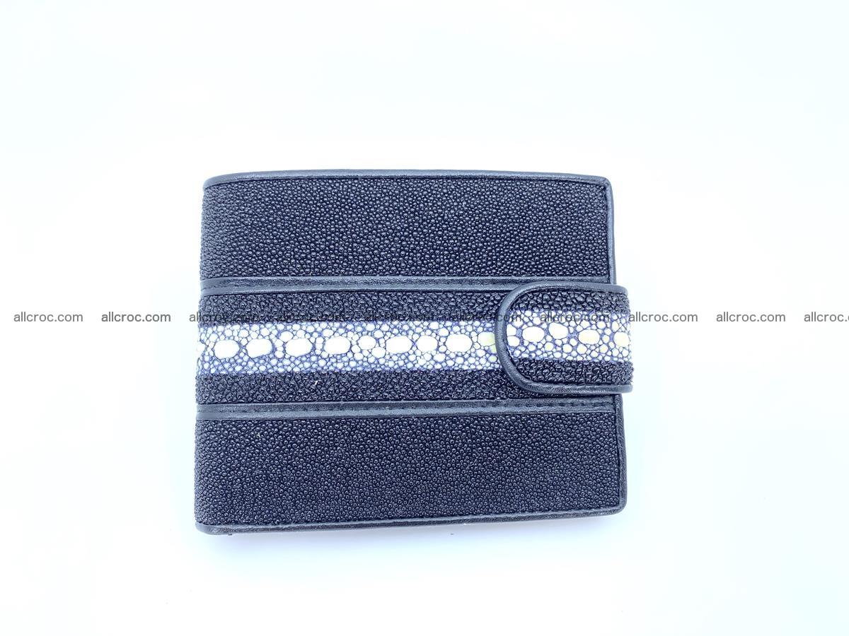Row stone Stingray leather billfold small size 1114 Foto 2