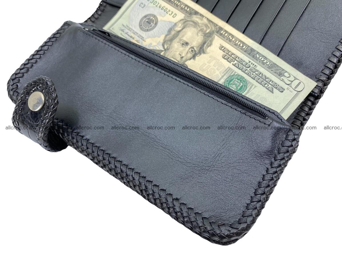 Crocodile skin biker wallet 2124 Foto 13