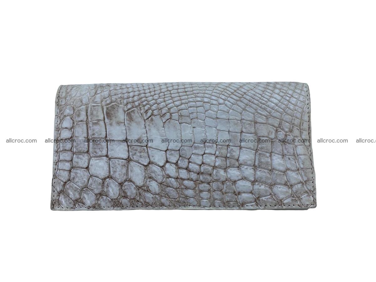 Crocodile skin long wallet 2114 Foto 4