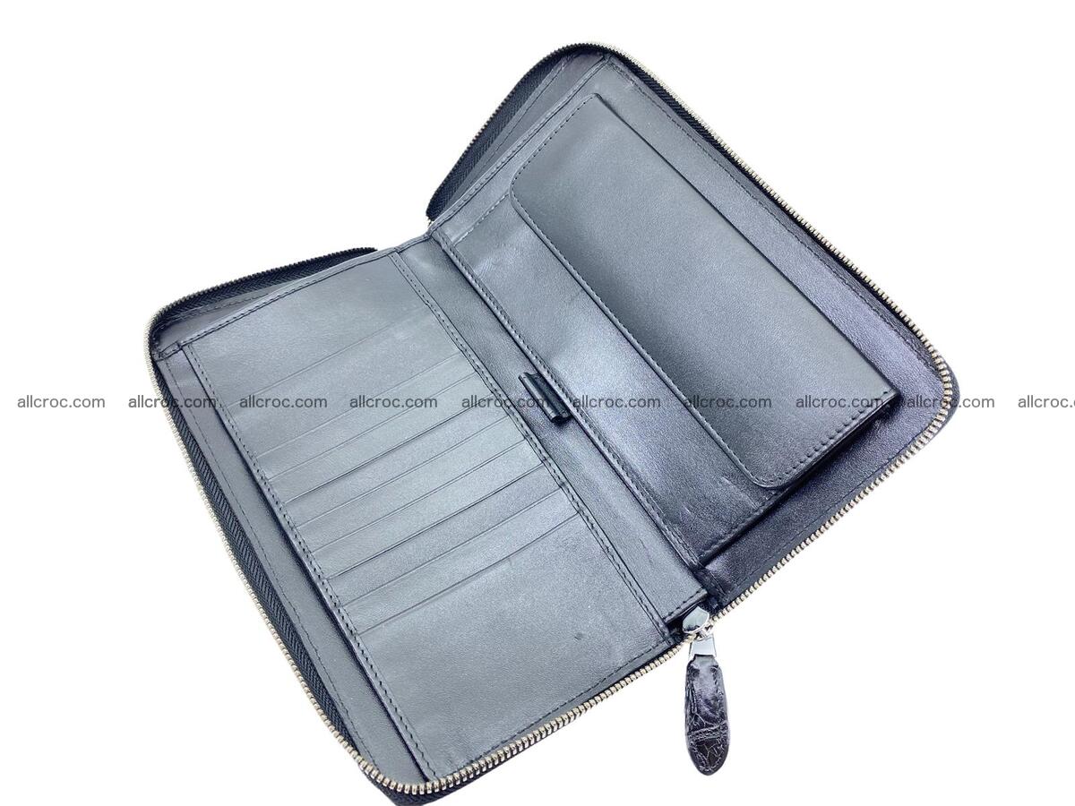 Handcrafted crocodile skin wallet-clutch 2051 Foto 6