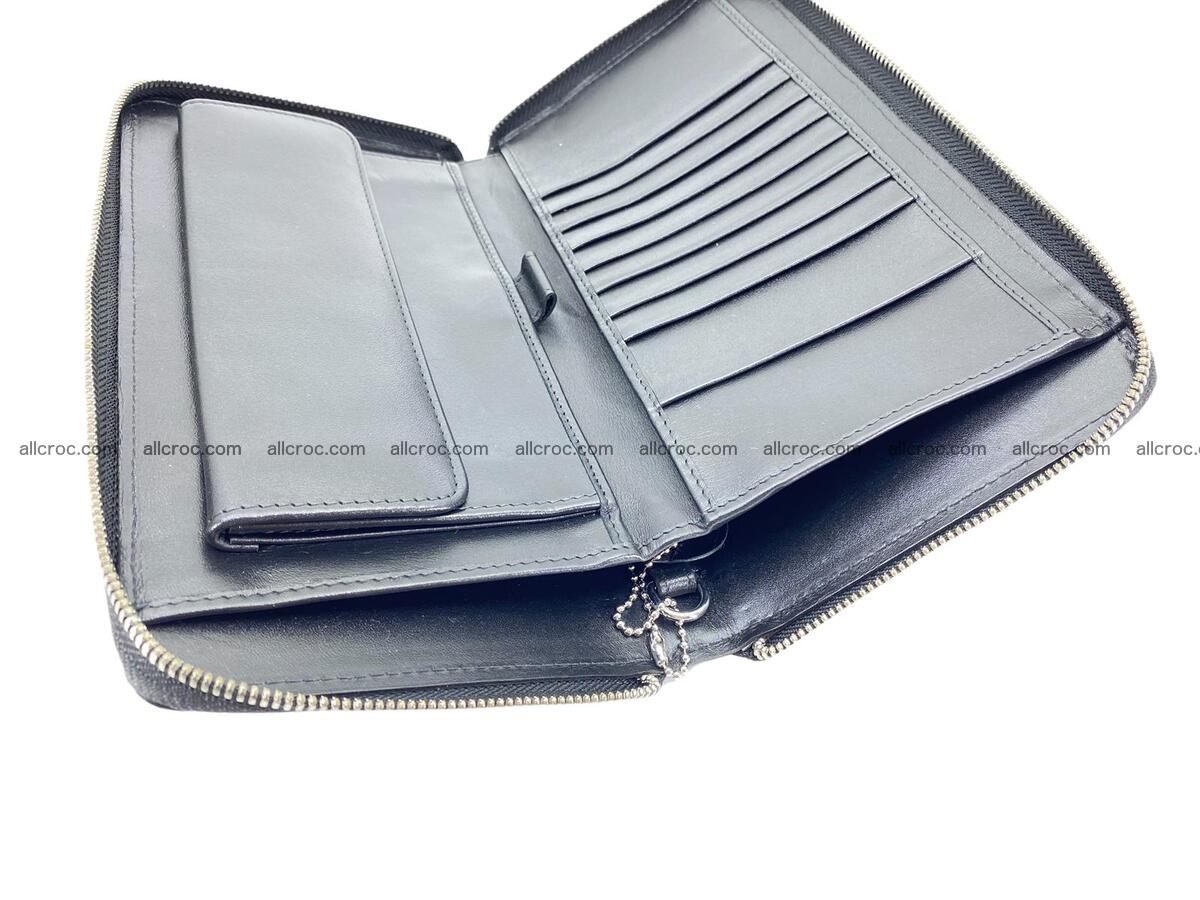 Handcrafted crocodile skin wallet-clutch 2051 Foto 7