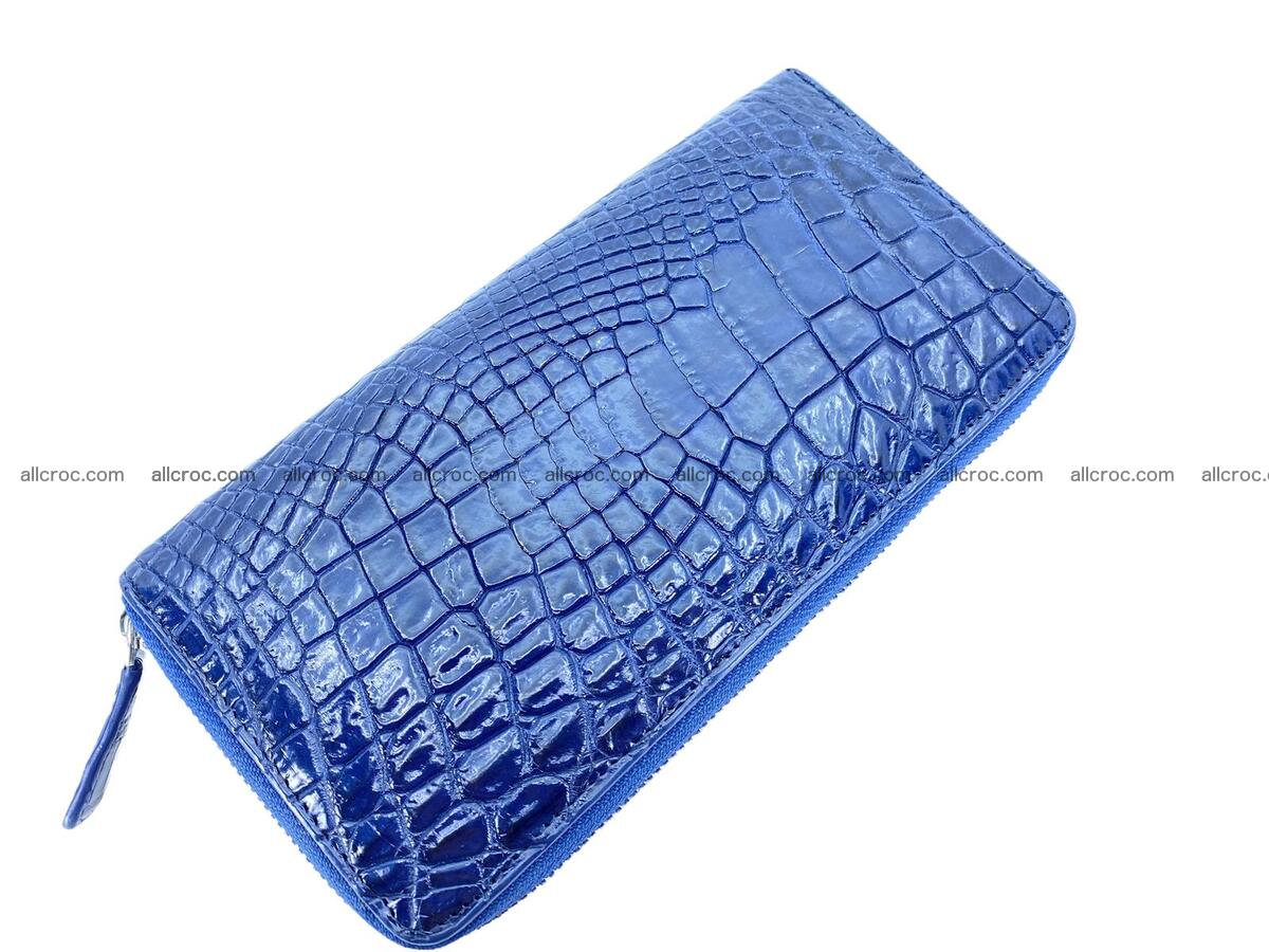 Handcrafted crocodile skin wallet 2054 Foto 0