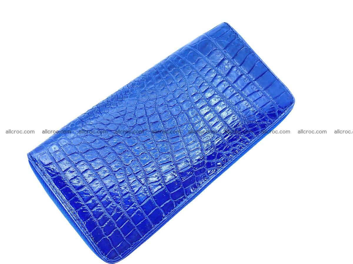Handcrafted crocodile skin wallet 2054 Foto 1