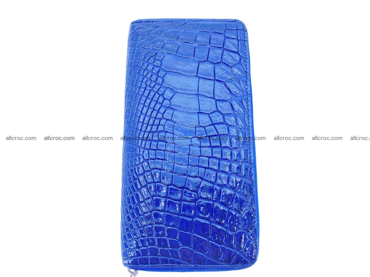 Handcrafted crocodile skin wallet 2054 Foto 4