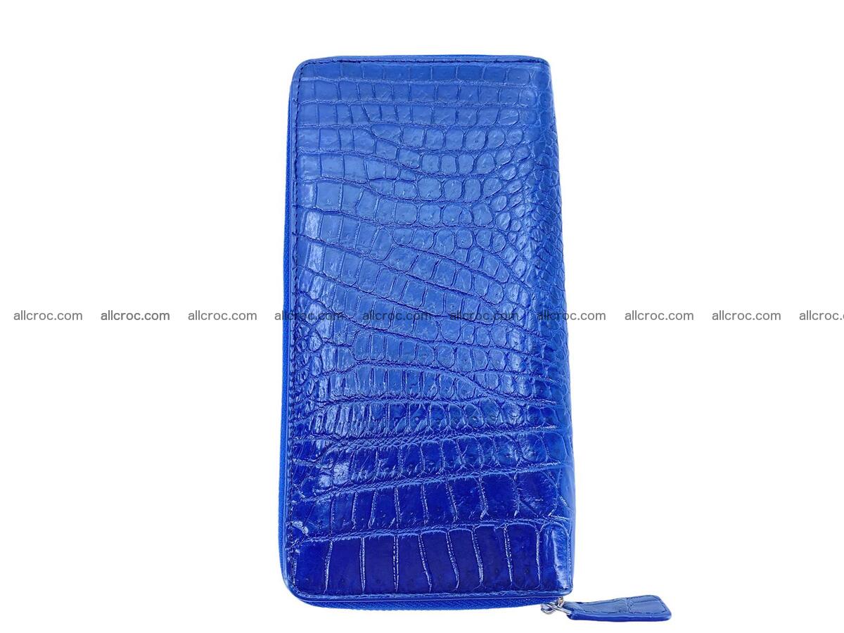 Handcrafted crocodile skin wallet 2054 Foto 5