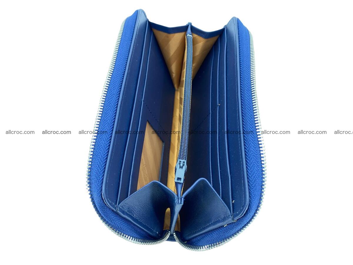 Handcrafted crocodile skin wallet 2054 Foto 6