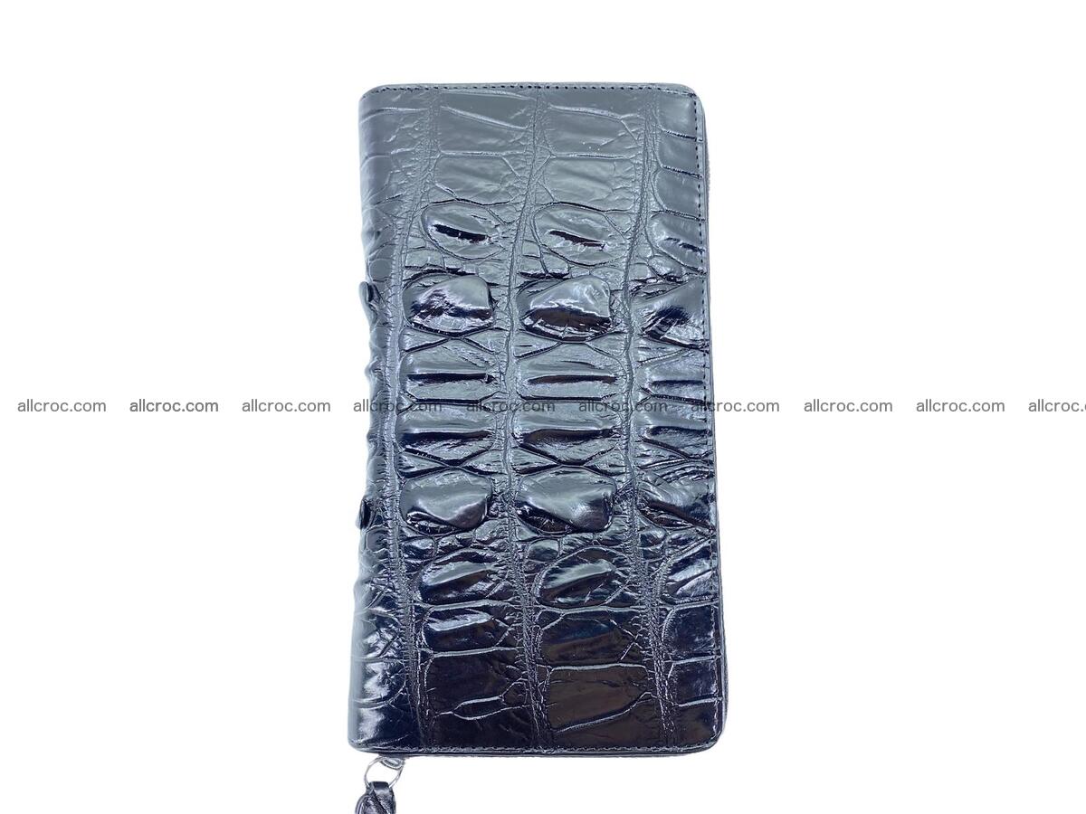 Zip crocodile skin wallet 2045 Foto 5