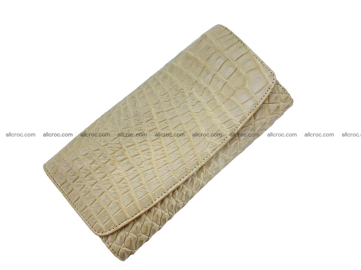 Women crocodile skin long wallet 2182 Foto 0