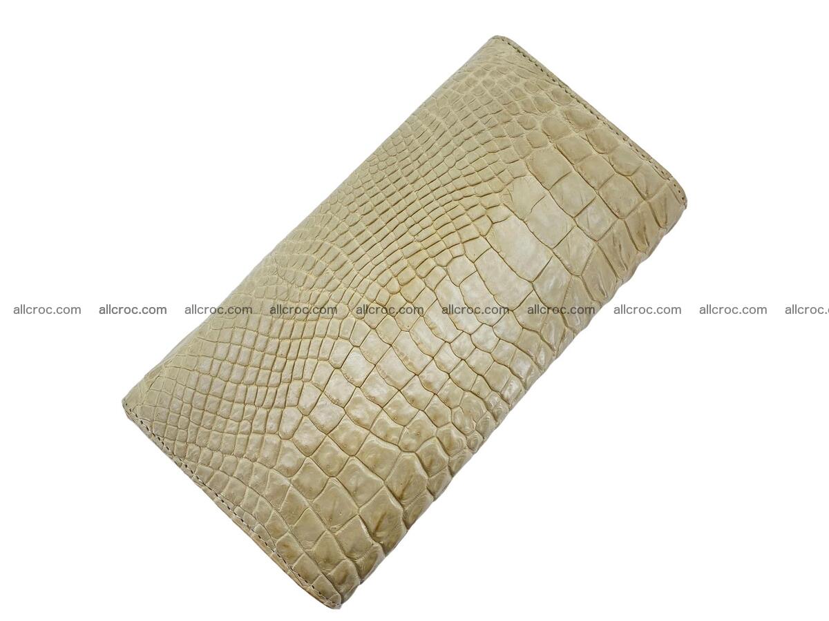Women crocodile skin long wallet 2182 Foto 1