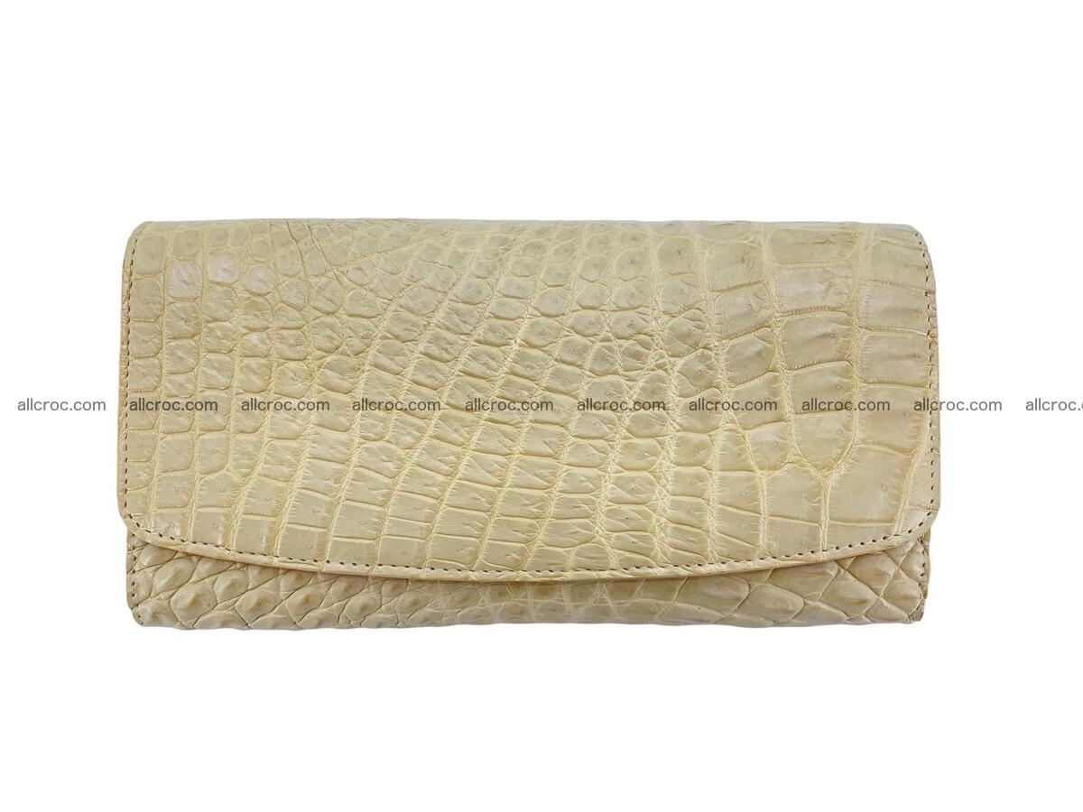 Women crocodile skin long wallet 2182 Foto 2