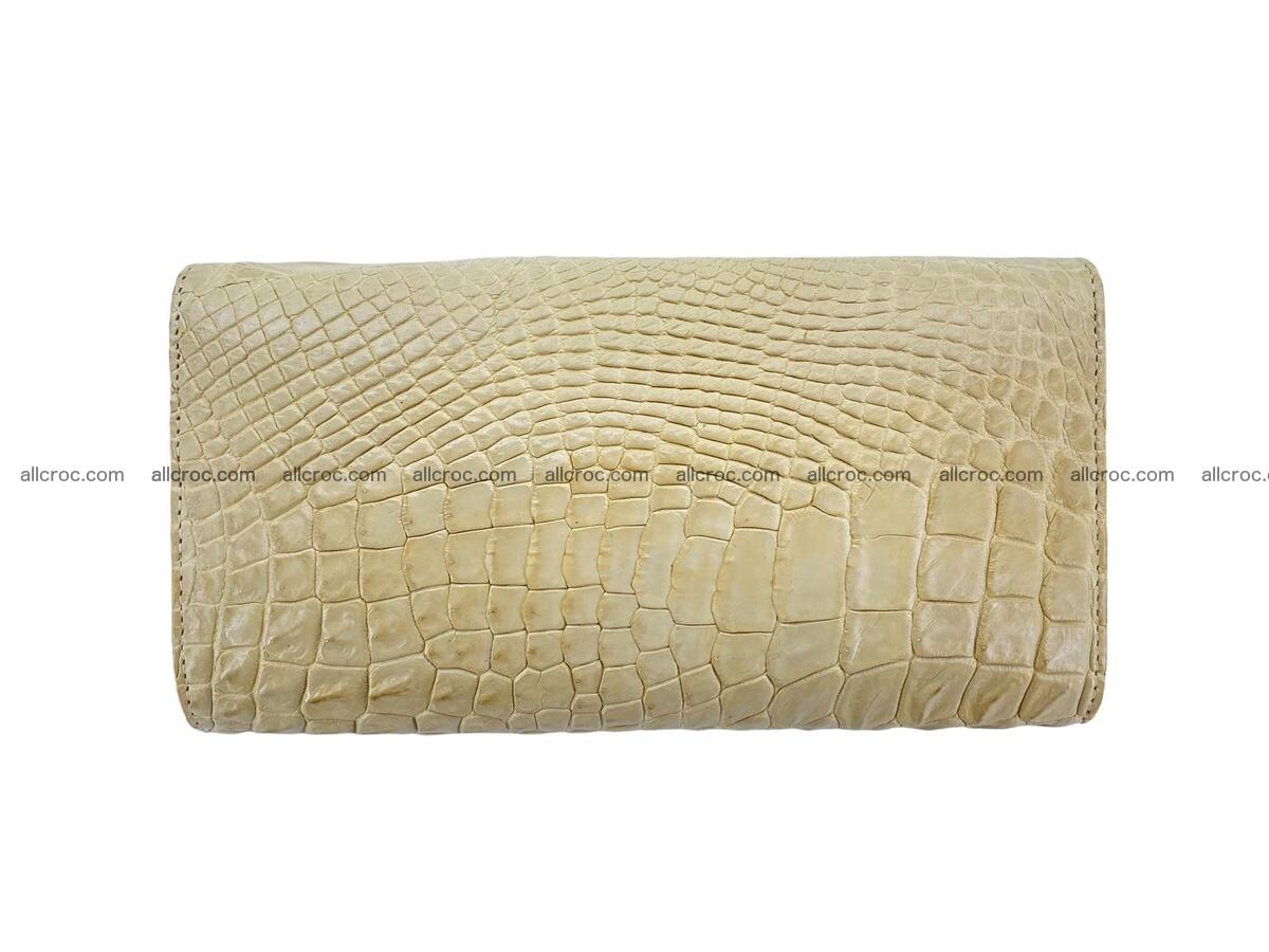 Women crocodile skin long wallet 2182 Foto 3