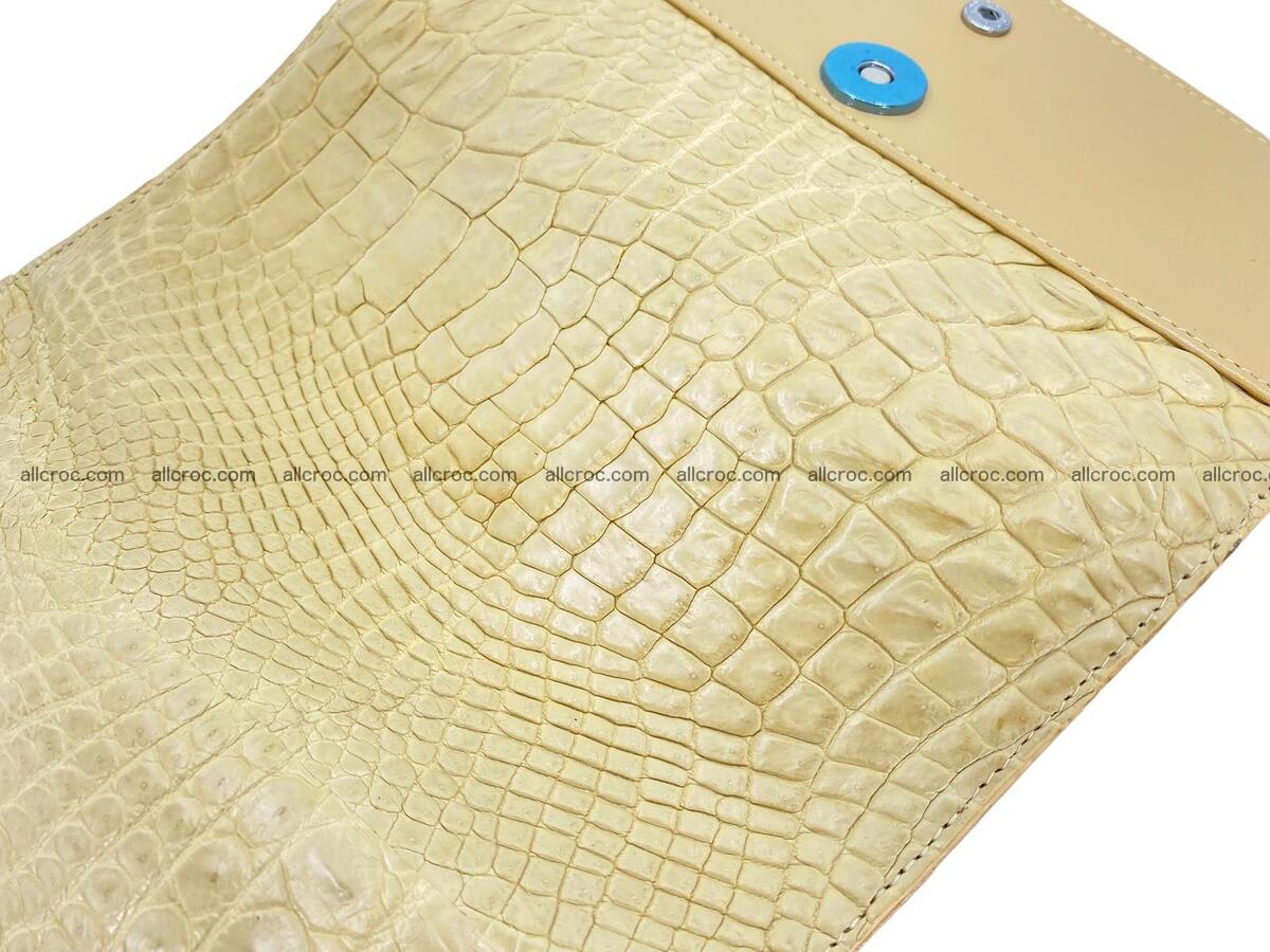 Women crocodile skin long wallet 2182 Foto 5