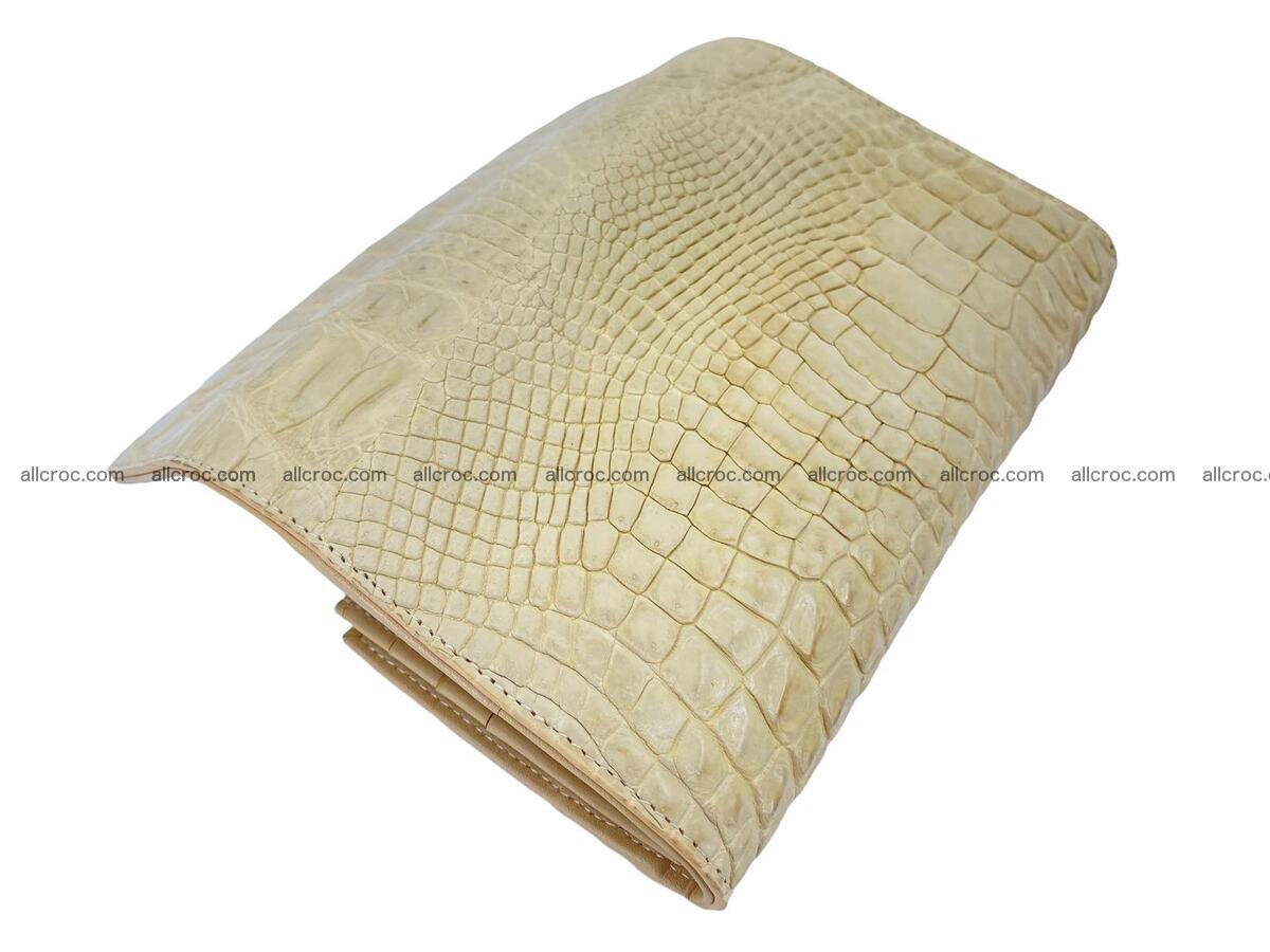Women crocodile skin long wallet 2182 Foto 4