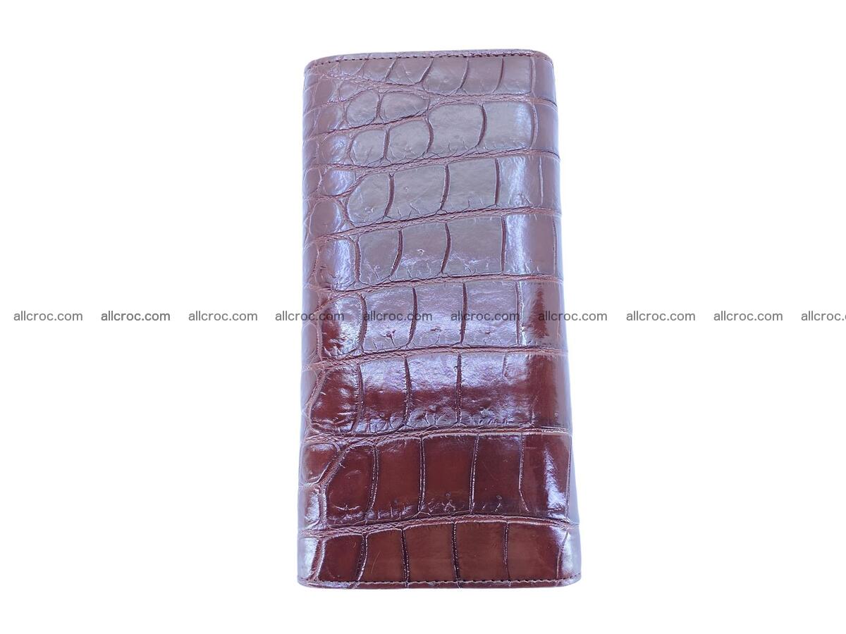 Women crocodile skin long wallet 2146 Foto 3
