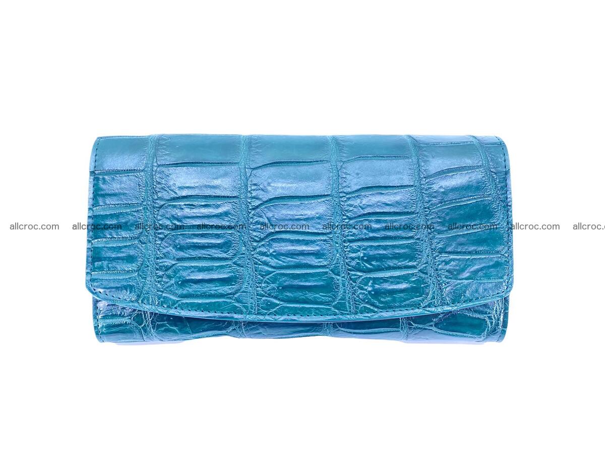 Women crocodile skin long wallet 2143 Foto 4