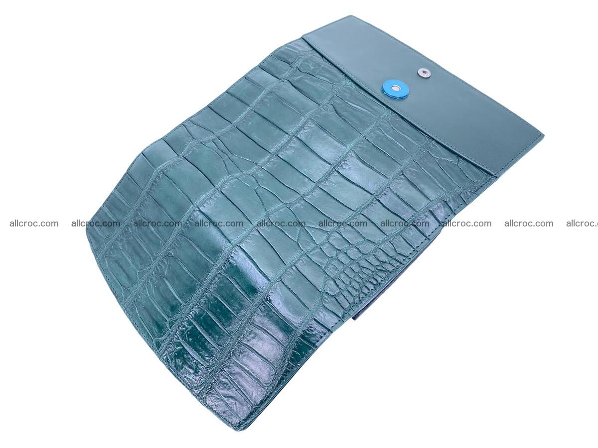 Women crocodile skin long wallet 2143 Foto 6