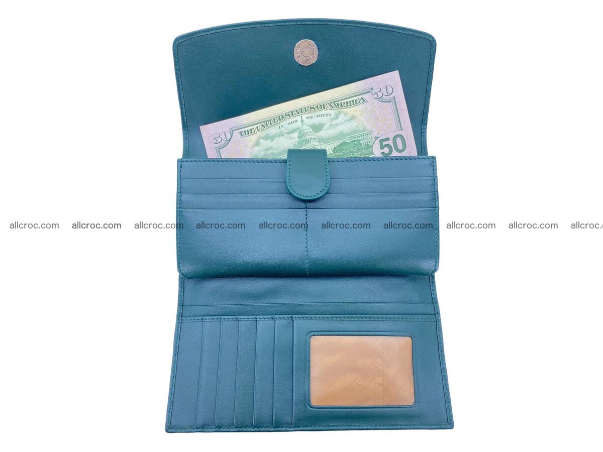 Women crocodile skin long wallet 2143 Foto 8
