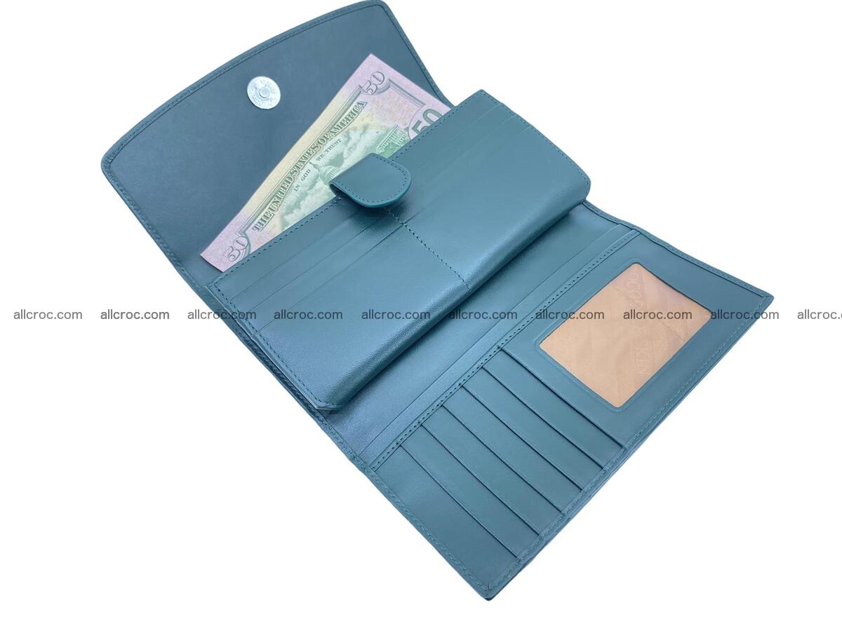 Women crocodile skin long wallet 2143 Foto 9