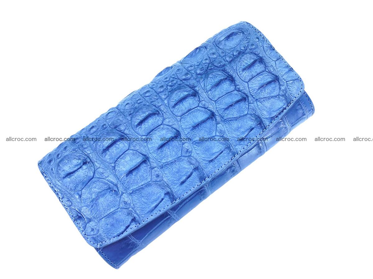 Women crocodile skin long wallet 2158 Foto 0