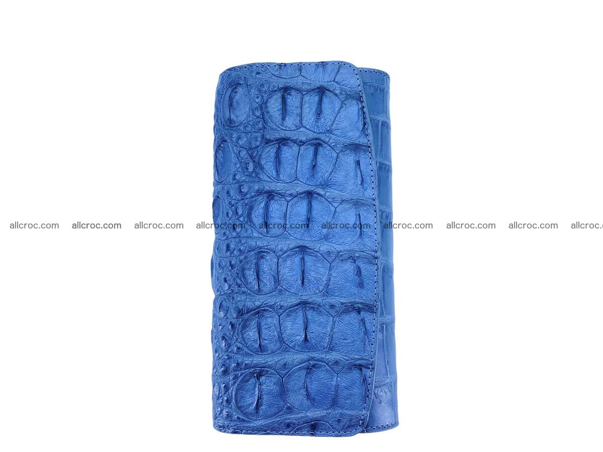 Women crocodile skin long wallet 2158 Foto 4