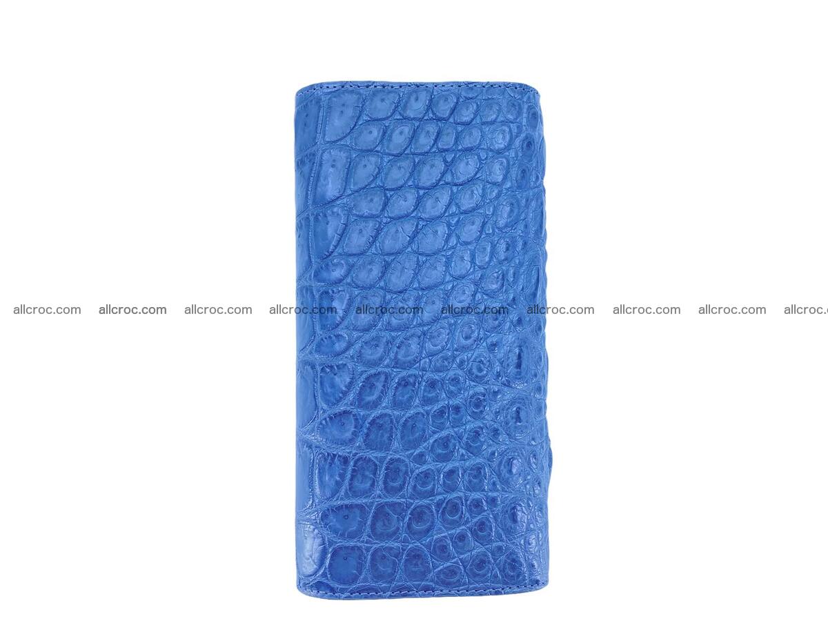 Women crocodile skin long wallet 2158 Foto 5
