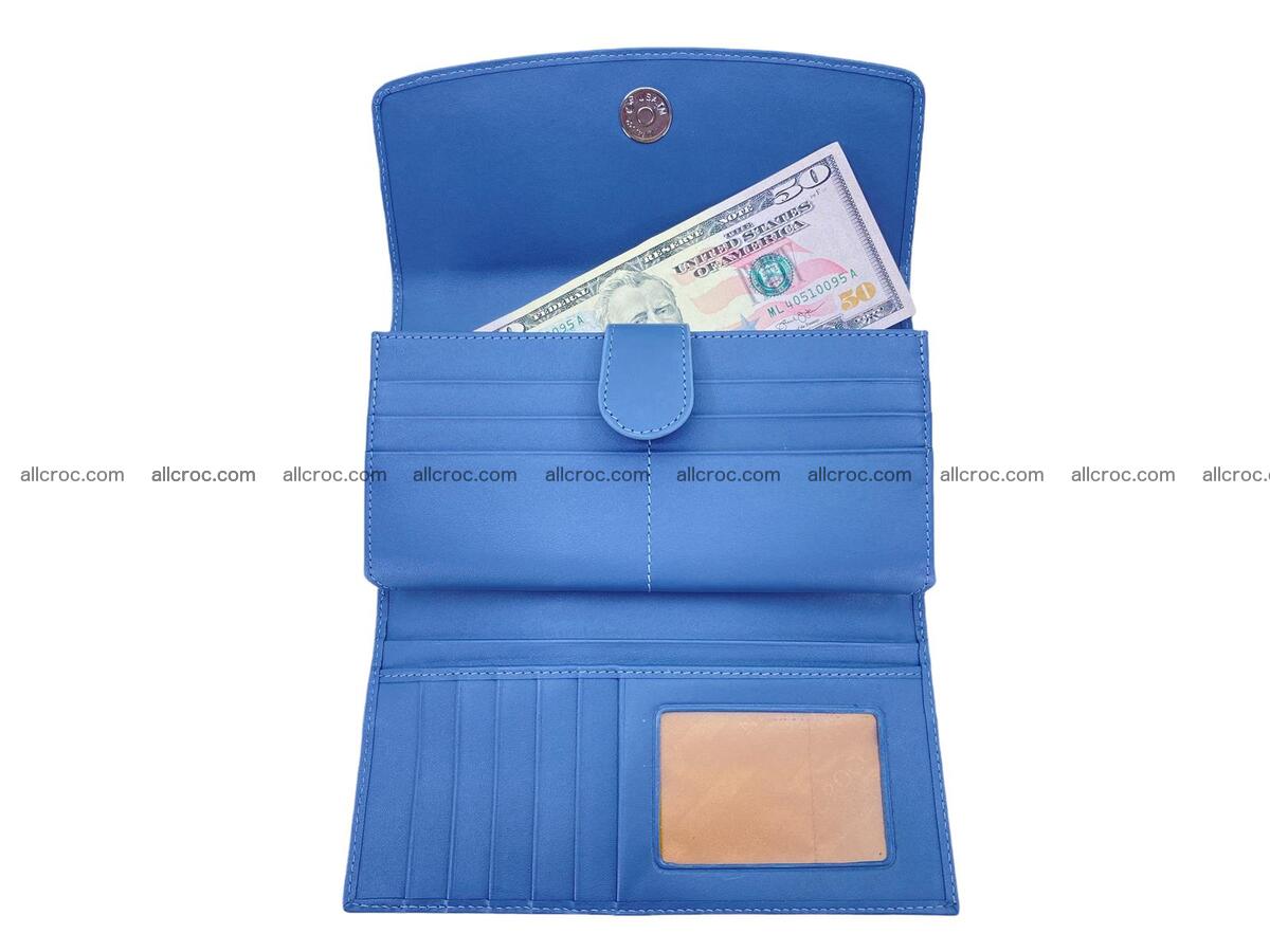 Women crocodile skin long wallet 2158 Foto 10