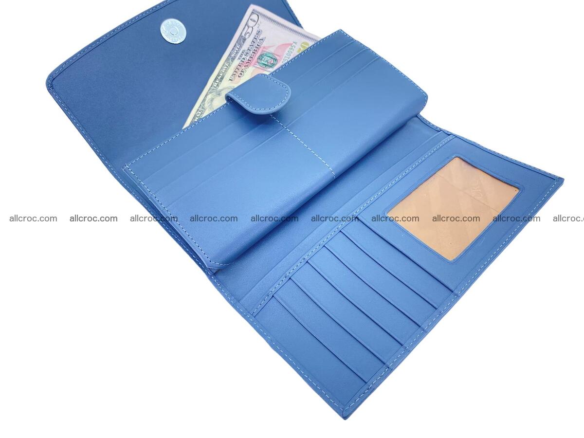 Women crocodile skin long wallet 2158 Foto 9