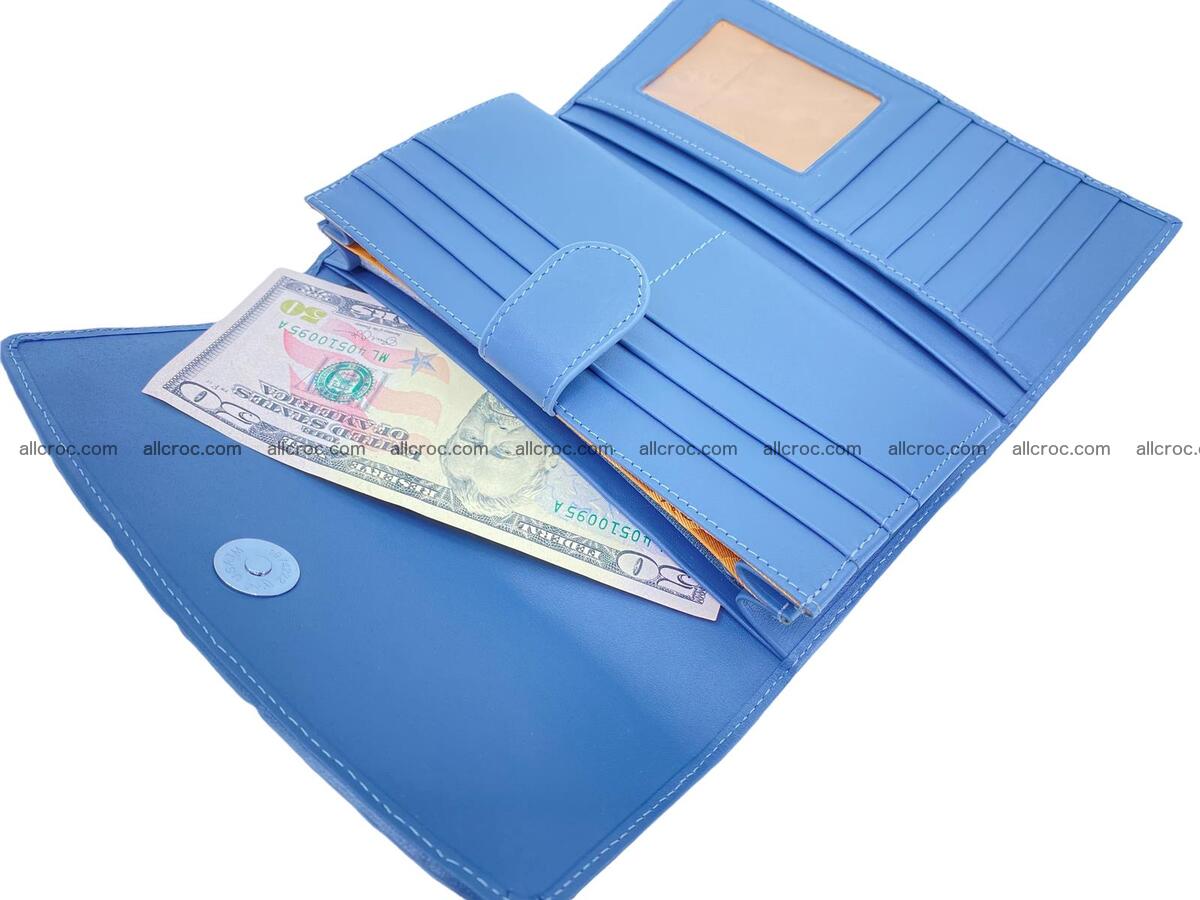 Women crocodile skin long wallet 2158 Foto 11