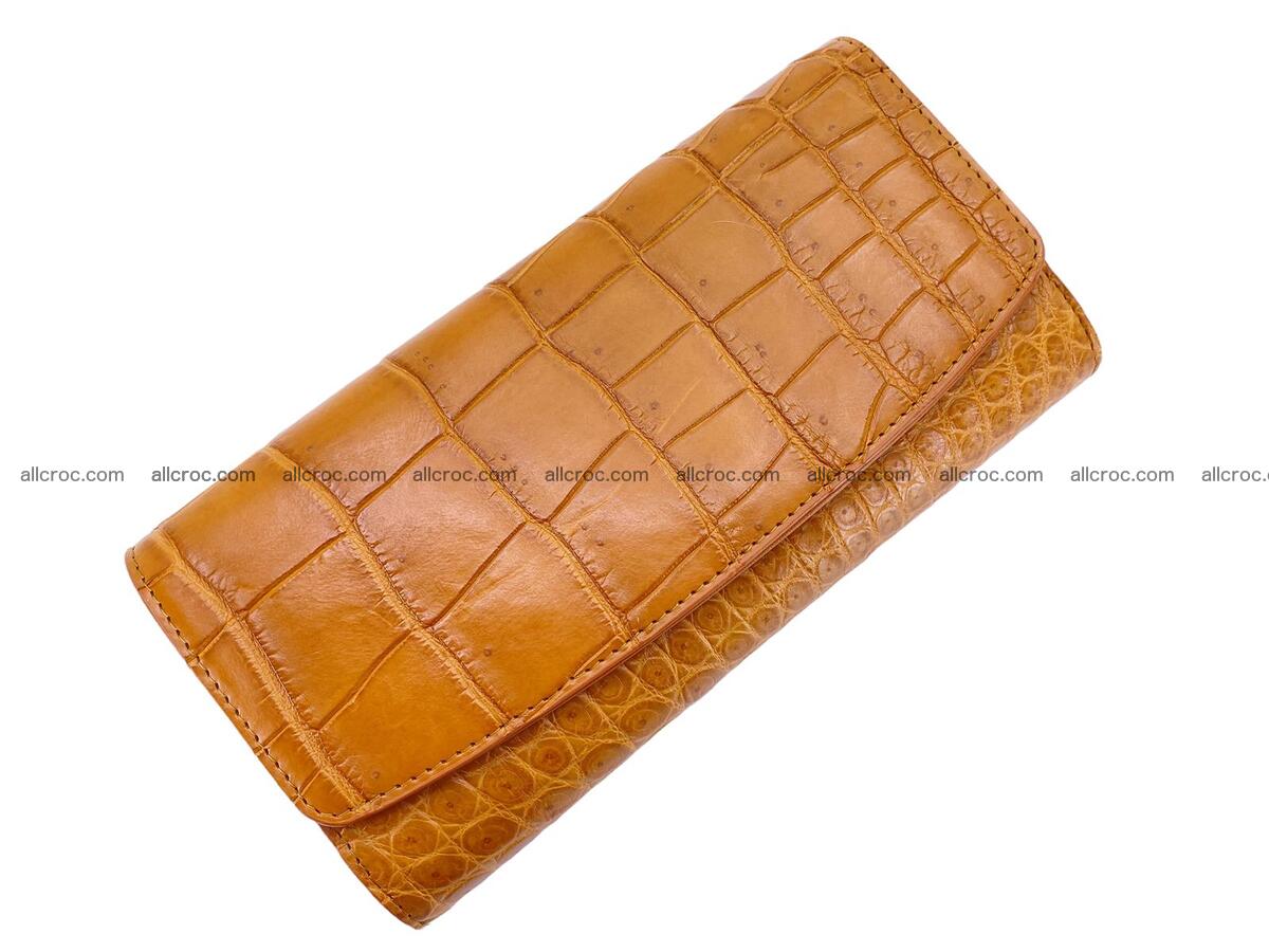 Women crocodile skin long wallet 2145 Foto 0