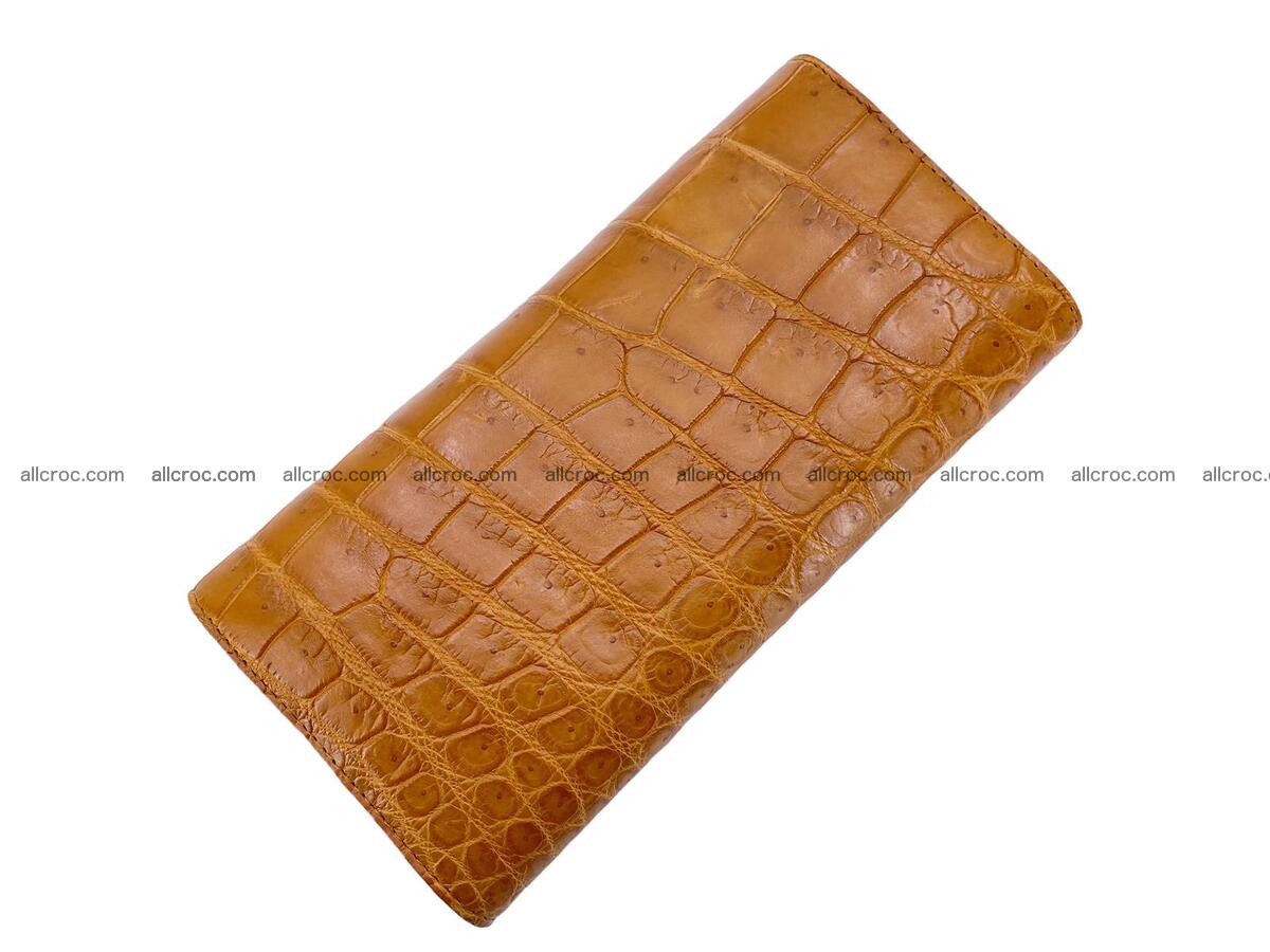 Women crocodile skin long wallet 2145 Foto 1