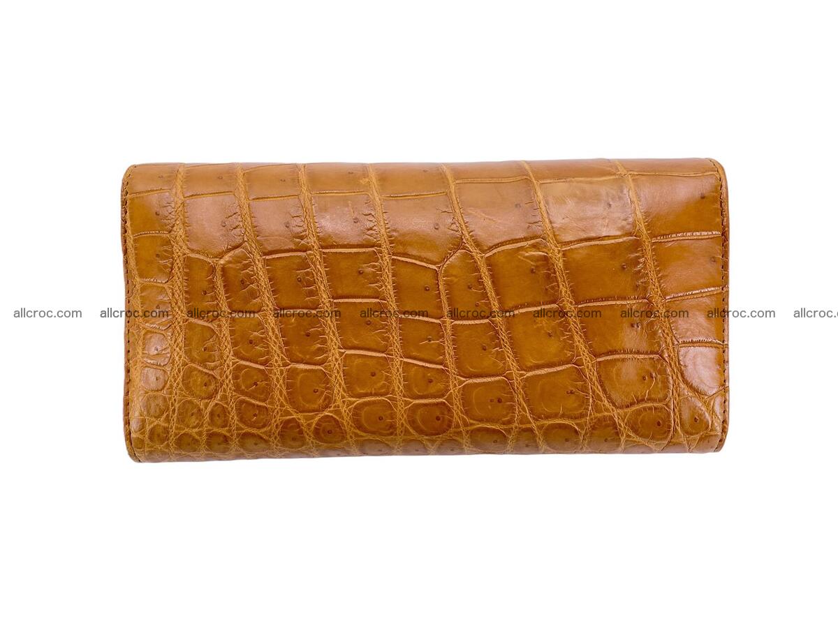 Women crocodile skin long wallet 2145 Foto 3