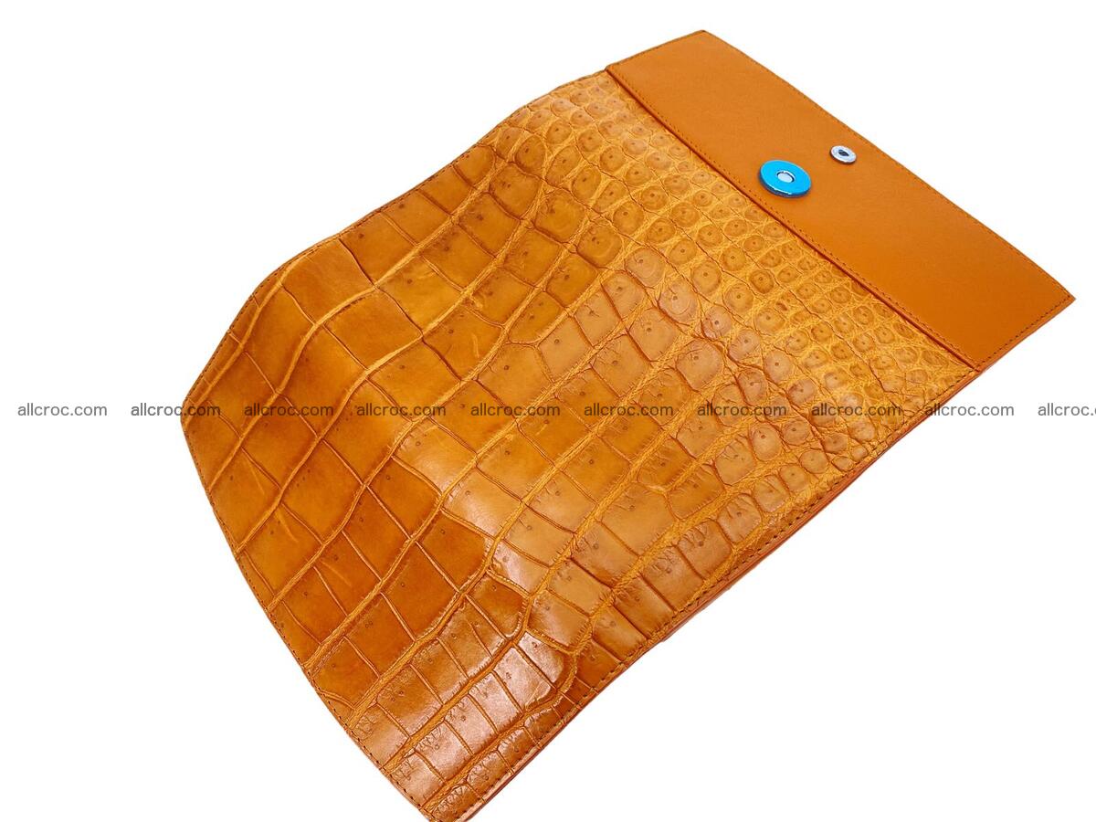 Women crocodile skin long wallet 2145 Foto 7
