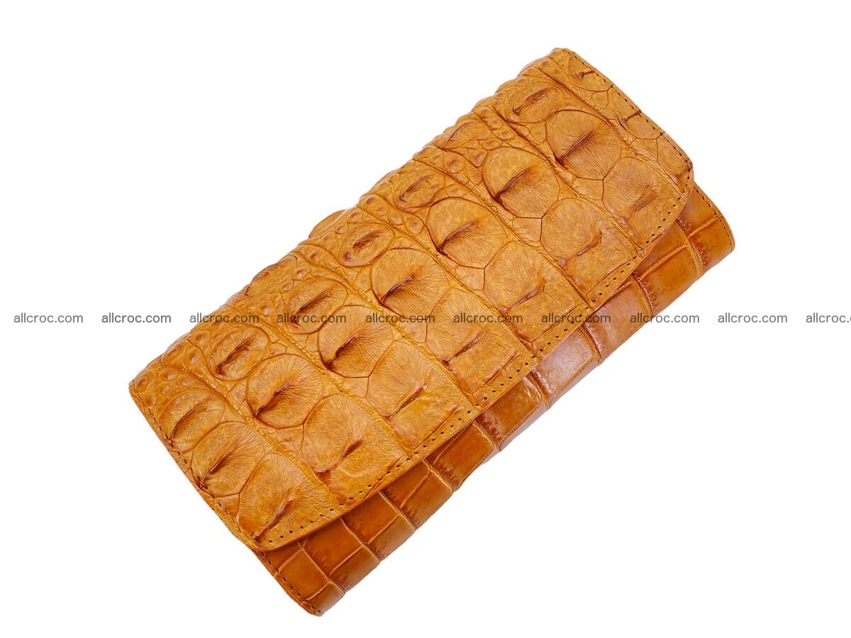 Women crocodile skin long wallet 2157 Foto 0