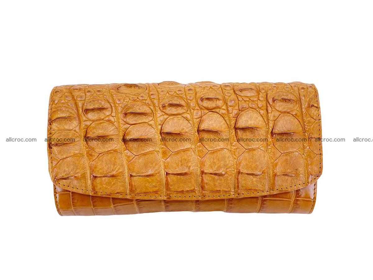 Women crocodile skin long wallet 2157 Foto 4