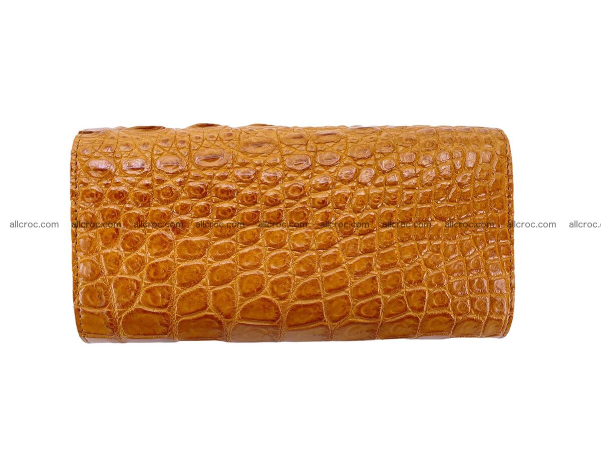 Women crocodile skin long wallet 2157 Foto 5